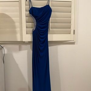 Worn once, Cache navy dress Perfect For Prom